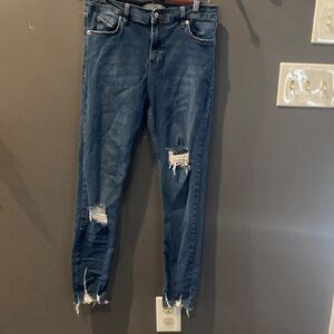 Free People distressed jeans excellent condition size 27